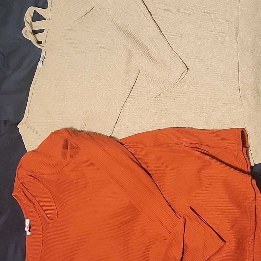 2 white birch shirts
